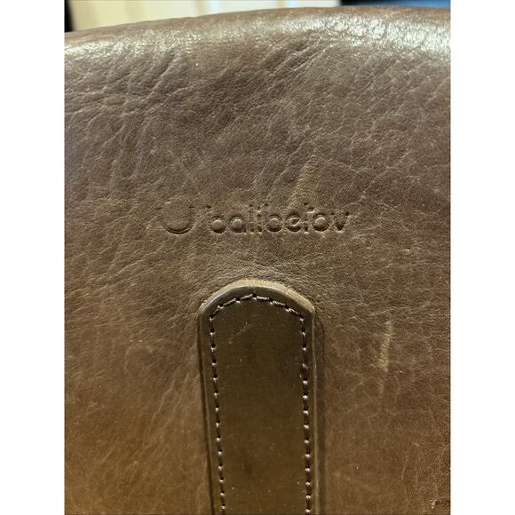 Balibetov Matera Bag Brown Leather Handcrafted Argentina strap Yurba Large - Picture 3 of 16